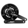 PEDALIER VTT SHIMANO  6-7-8V. TY301 NOIR 175MM 42-34-24 (BOITIER 123MM)