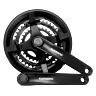 PEDALIER VTT SHIMANO  6-7-8V. TY301 NOIR 170MM 48-38-28 (BOITIER 123MM)