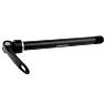AXE TRAVERSANT - BLOCAGE TYPE RAPIDE ROUE AVANT FILETAGE M15X1.5MM POUR 15X100 NOIR POUR SRAM (150MM HORS BUTEE DONT FILETAGE 20MM)  -NEWTON-
