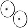 ROUES GRAVEL DISQUE 700 FIR GALAXIUM CENTERLOCK NOIR CASSETTE SHIMANO MICROSPLINE 12V AXE TRAVERSANT 12-100 ET 12-142 HAUTEUR-PROFIL 26 MM (PAIRE) - TUBELESS READY
