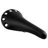 SELLE NEWTON ROUTE VINTAGE COLORI NOIR AVEC RIVETS RAIL ACIER 263X148MM