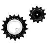 GALET DERAILLEUR AOPW TRIPEAK 12-18 DENTS CERAMIQUE 12X1V. SRAM VTT EAGLE AXS OR (JEU DE 2) (GARANTIE 4 ANS)