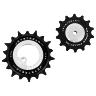 GALET DERAILLEUR AOPW TRIPEAK 14-18 DENTS CERAMIQUE 12X1V. SRAM T TYPE OR (JEU DE 2) (GARANTIE 4 ANS)
