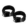 SUPPORT FIXATION PORTE BIDON NOIR SUR VELCRO POUR VELO MUSCULAIRE ET VAE