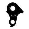PATTE DE DERAILLEUR ALU MARWI HAIBIKE, CONWAY, KELLYS,WILIER GH-321 (VENDU A L'UNITE SUR CARTE)