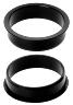 PROBLEM SOLVERS HEADTUBE REDUCER, 34MM TO 30.2MM/1 1/8" TO 1", BLACK