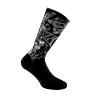 CHAUSSETTES-SOCQUETTES ETE GIST RANGE NOIR MURALES NOIR ET DESIGN MUTICOLOR 38-42 ECOLOGIQUE - HAUTEUR 22 CM   (PAIRE)  -5868