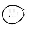 DURITE SHIMANO POUR FREIN A DISQUE VTT 1700MM AVEC EMBOUT BH90 NOIR - GAINE HYDRAULIQUE BR-M985, BR-M785, BR-M675, BR-M666