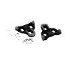 CALE PEDALE P2R COMPATIBLE SHIMANO ROUTE SPD-SL FIXE 0° NOIR-ROUGE (PAIRE)