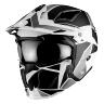 CASQUE TRIAL MT STREETFIGHTER SV P1R NOIR-SABLE MAT XL  SIMPLE ECRAN TRANSPARENT TRANSFORMABLE AVEC MENTONNIERE AMOVIBLE (LIVRE AVEC UN ECRAN SUPPLEMENTAIRE DARK) (ECE 22.06)