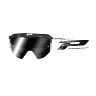 MASQUE-LUNETTES CROSS PROGRIP 3201 FL ATZAKI MULTILAYERED ROUGE-BLANC ECRAN MIROIR BLEU ANTI-RAYURES-ANTI U.V. COMPATIBLE AVEC PORT LUNETTES DE VUE (HOMOLOGUE CE-EN AC-12072 REV.1)