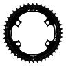 PLATEAU ROUTE 4BRA D.110 POUR SHIMANO ULTEGRA R8100-8170 DURA-ACE R9200-9270 105 R7100 TA X110 44DTS EXTERIEUR NOIR 12V.  (PENSER A COMMANDER LE KIT INTRAVIS CORRESPONDANT)