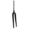 FOURCHE ROUTE 700C CARBONE CINTREE PIVOT ALU CONIQUE LISSE 1\"1-2 EN BAS ET 1\"1-8-28,6 EXTERIEUR POUR AXE TRAVERSANT