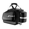 SACOCHE ARRIERE VELO TRUNKBAG IBERA COMMUTER BAG NOIR 17L FIXATION PORTE BAGAGE SYSTEME PAKRAK (38X22X26CM) -