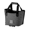 PANIER-SAC AVEC POIGNEES IBERA SHOPPING MIK GRISE 17L FIXATION ARRIERE SYSTEME MIK (24X26.5X26CM)