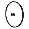 ROUE VTT DISQUE BLOCAGE 26" M260 AVANT NOIR MOYEU SHIMANO M475 DISQUE 6 TROUS RAYON ARGENT