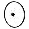 ROUE VTC - CARGO - VAE - E-BIKE - LONGTAIL DISQUE BLOCAGE 700 X 35 - 28" KARGO L MOYEU VELOX AVANT NOIR  6 TROUS (RENFORCE) JANTE 25C 32 RAYONS NOIRS
