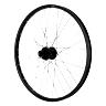 ROUE VTT - CARGO - VAE - E-BIKE DISQUE BLOCAGE 24\" M650 TUBELESS READY ARRIERE NOIR MOYEU SHIMANO M475 6 TROUS CASSETTE 11-10-9V DISQUE 6 TROUS (RENFORCE) JANTE 25C 32 RAYONS GALVANISE