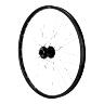 ROUE VTT - CARGO - VAE - E-BIKE DISQUE BLOCAGE 24\" M650 TUBELESS READY AVANT NOIR MOYEU SHIMANO M475 6 TROUS (RENFORCE) JANTE 25C 32 RAYONS GALVANISE