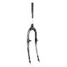 FOURCHE VTT 24\" ACIER BRUTE A PEINDRE PIVOT FILETE 1\"-22.2 MM INTERIEUR