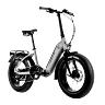 VELO ELECTRIQUE-VAE PLIANT FAT BIKE 20 LEADER FOX CODY MIXTE VERT KAKI MAT 7V MOTEUR ROUE AR BAFANG 36V 80NM BATTERIE 16AH