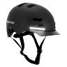CASQUE VELO ADULTE NEWTON CITY V3 NOIR MAT IN-MOLD AVEC VISIERE ET LOCK TAILLE 58-61 AVEC SYSTEME ECLAIRAGE AVANT ARRIERE INTEGRE EN USB (VENDU EN BOITE)