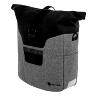 SACOCHE ARRIERE VELO LATERALE RACKTIME STELLA 18,6L NOIR ET GRIS DROIT-GAUCHE (32,5X16,2X38CM) - COMPATIBLE SYSTEME RACKTIME SNAPIT 2.0 (CHARGE MAX 10 KG)