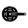 PEDALIER VTT SHIMANO  7-8V. ALTUS NOIR 170MM 42-32-22 AVEC CARTER (BOITIER 123MM)