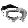 MASQUE-LUNETTES CROSS ADX MX ORANGE-BLANC ECRAN TRANSPARENT ANTI-RAYURES (HOMOLOGUE EN1938) (+ LIVRE AVEC ECRAN MIROIR)