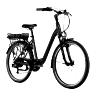 VELO ELECTRIQUE-VAE CITY 26 LEADER FOX LATONA MIXTE BLEU NUIT MAT 7V MOTEUR ROUE AR BAFANG 36V 45NM BATTERIE 15AH (16,5'' - H43CM - TAILLE S - POUR ADULTE DE 158CM à 168CM)