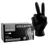 GANTS ATELIER NITRILE DIAMOND TEXTURE TYPE ECAILLES DE POISSON RESISTANT AUX PRODUITS CHIMIQUES, AUX HUILES, A L'ESSENCE NOIR HOMOLOGUE CE   T7 (S)  (BOITE DE 100)