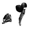 FREIN A DISQUE GRAVEL HYDRAULIQUE SHIMANO GRX810 ARRIERE 11V.  NOIR (LEVIER-MANETTE AVEC ETRIER BR-RX810+DURITE ASSEMBLE 1700MM)