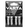 PILE LR06  1.5V  VARTA ULTRA LITHIUM AA (VENDU PAR 4)