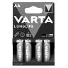 PILE LR06  1.5V  VARTA ALCALINE LONGLIFE AA (VENDU PAR 4)