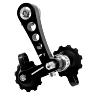 TENDEUR DE CHAINE - GUIDE VTT NOIR FIXATION SUR PATTE DERAILLEUR ARRIERE