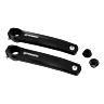 MANIVELLE DROITE + GAUCHE VAE - E-BIKE LONGUEUR 170MM ALU NOIR SML POUR MOTEUR SHIMANO E8000, E7000, E6100 (PAIRE)