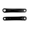 MANIVELLE DROITE + GAUCHE VAE - E-BIKE LONGUEUR 170MM ALU NOIR JIS POUR MOTEUR SHIMANO E5000 (PAIRE)