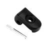 LOQUET-BLOCAGE CHARNIERE DE VERROUILLAGE POUR TROTTINETTE XIAOMI M365, 1S, ESSENTIAL, PRO, PRO 2 ZINC NOIR (AVEC GOUPILLE) (VENDU A L'UNITE)  -P2R-