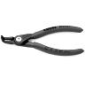 PINCE A CIRCLIPS INTERIEUR PRO KNIPEX 130MM DIAM CIRCLIPS 12 A 25MM GRIS ANTIROUILLE POINTE 1,3MM (COUDEE)  (48 21 J11)  -MADE IN GERMANY-