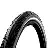 PNEU VTT URBAIN 28 X 1.75 CONTINENTAL PURE CONTACT NOIR FLANC MARRON REFLEX TUBELESS READY (47-622) COMPATIBLE VAE