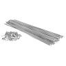 RAYON INOX ARGENT VELOX MACH1 2MM L 274MM TETE COUDEE AVEC ECROU (BOITE DE 100)