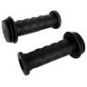 POIGNEE CITY ENFANT NOIR AVEC PROTECTION CHOC L100MM (PAIRE) DIAM 17.5