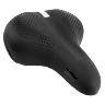 SELLE CITY NEWTON MODERATE A MEMOIRE DE FORME NOIR 247X203MM RAIL ACIER - POIGNEE PRISE EN MAIN -