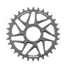 PLATEAU VTT DIRECT MOUNT BOOST POUR SHIMANO FC-M9100-M9120-M9130 STRONGLIGHT MONO ALU HT3 GRIS 32DTS - 12V.