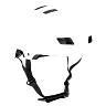 CASQUE VELO-TROTTINETTE ADULTE URBAIN-CITY CB01 BLANC TAILLE  L REGLAGE MOLETTE - SELECTION P2R-