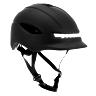 CASQUE VELO-TROTTINETTE ADULTE URBAIN-CITY CP02 NOIR ECLAIRAGE INTEGRE AVEC CLIGNOTANT + COMMANDE AU CINTRE TAILLE L REGLAGE MOLETTE - SELECTION P2R-