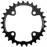 PLATEAU VTT 4BRA D.80 POUR SRAM X0-XX-X9-X7 STRONGLIGHT DOUBLE 29DTS INTERIEUR NOIR CT2  10V. - EPAISSEUR 3.5MM