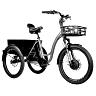 TRICYCLE ELECTRIQUE-VAE CITY LEADER FOX 24" CURTIS 2025 MIXTE GRIS MAT 8V SHIMANO NEXUS MOTEUR ROUE AV BAFANG 36V 45NM BATTERIE 16,7AH (LARGEUR HORS TOUT 75CM)