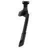 BEQUILLE VELO LATERALE ARRIERE NEWTON 26-29'' NOIR REGLABLE FIXATION 2 VIS SUR BASE ENTRAXE 40MM  - SUPPORTE 50KGS