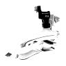 DERAILLEUR ROUTE AVANT MICROHSIFT 8V. TRIPLE A BRASER TIRAGE BAS (COMPATIBLE SHIMANO)